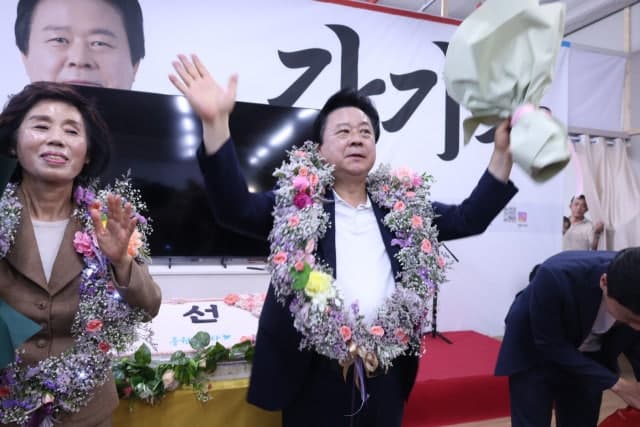 강기윤, 창원특례시장 당선 "일자리 1등 도시 만들겠다"
