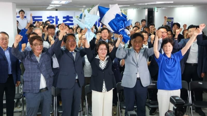추미애 경기도지사 당선 확정 "경기대전환, 당당한 경기의 길 책임지고 열겠다"