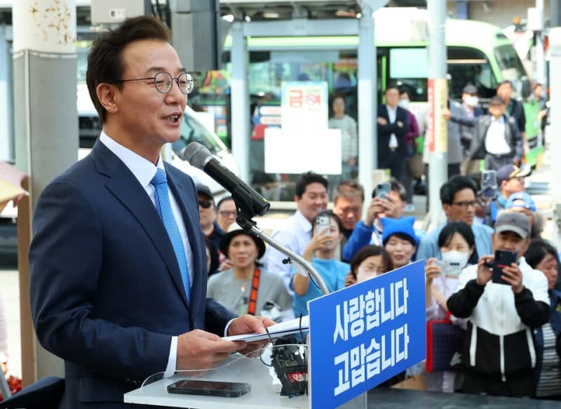 전재수 부산시장 당선 "일하고 또 일하겠다"…민주당 8년 만에 탈환
