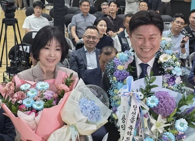 조용익 부천시장 재선 성공 "80만 시민의 승리 만들겠다"