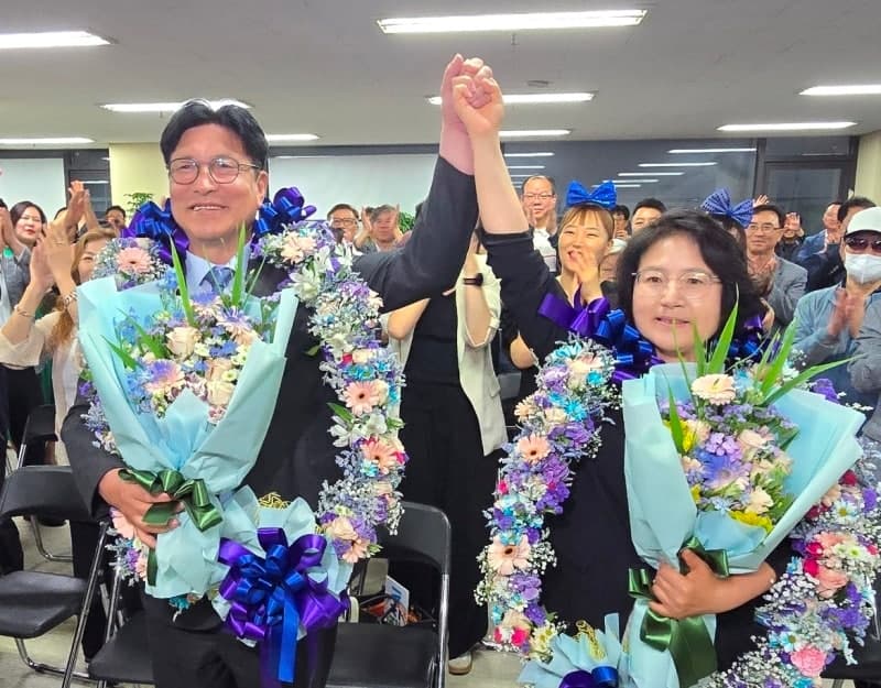 도성훈 인천교육감 3선 성공 "학생성공시대 완성할 것"