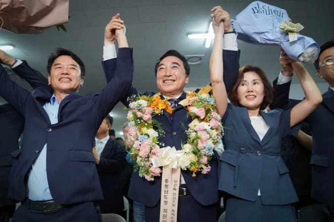 박수현 충남도지사 당선 "도민과 함께 '통하는 충남' 만들겠다"
