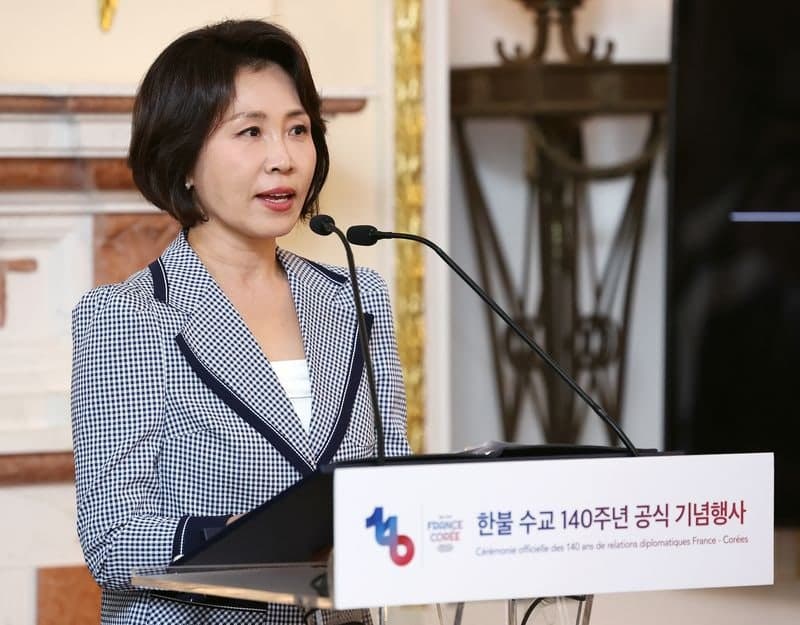 김혜경 여사, 한-프랑스 수교 140주년 행사 참석 "가까운 동반자 돼"