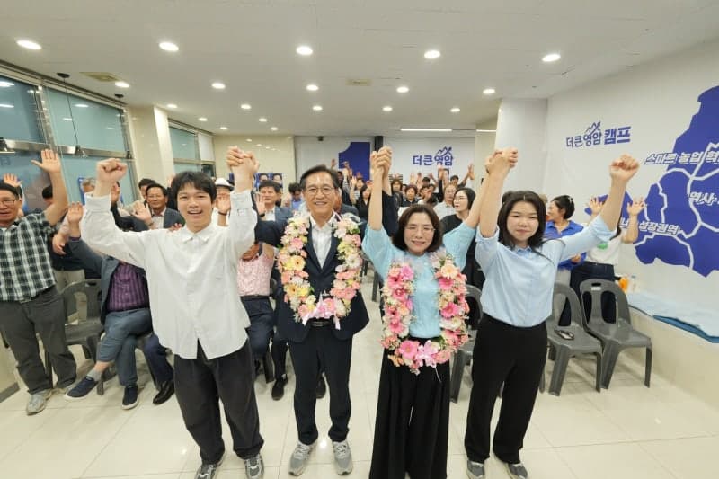 우승희 영암군수 재선 성공 "잘사는 영암 만들것"