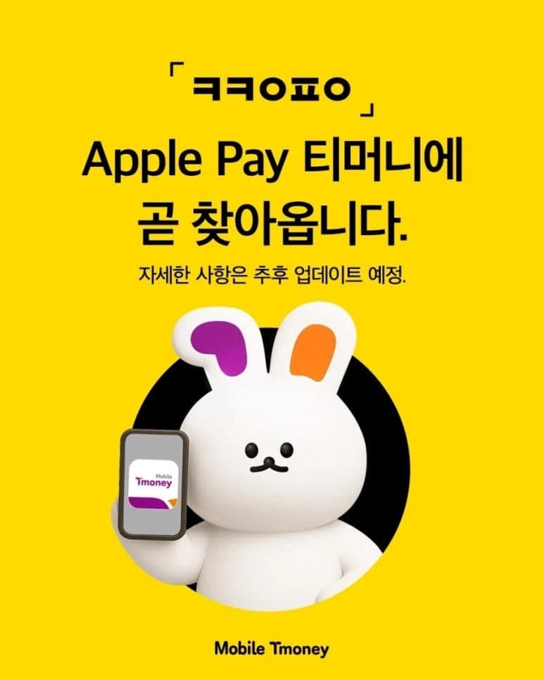 "애플페이 교통카드, 카카오페이로 충전한다"…충전 수단 확대