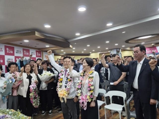 진주시장 조규일, '공천 배제' 딛고 무소속 첫 3선 당선…선거 대이변 기록
