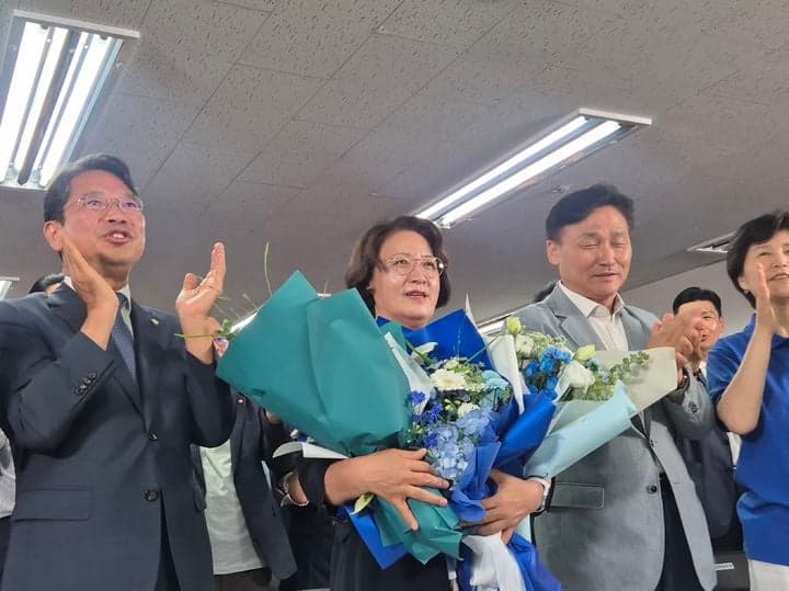 추미애, 경기도지사 당선 확실…'첫 여성 광역단체장' 탄생