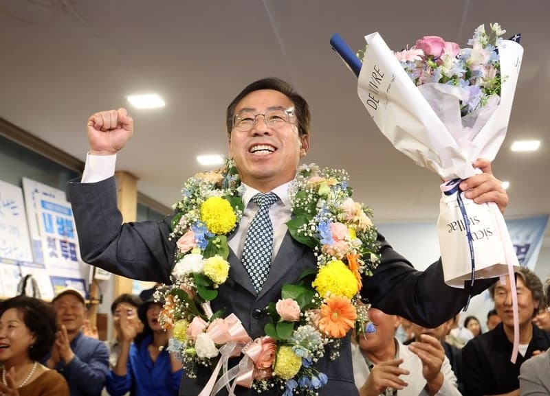 강삼영 강원교육감 당선 "모두가 빛나는 강원교육 만들겠다"
