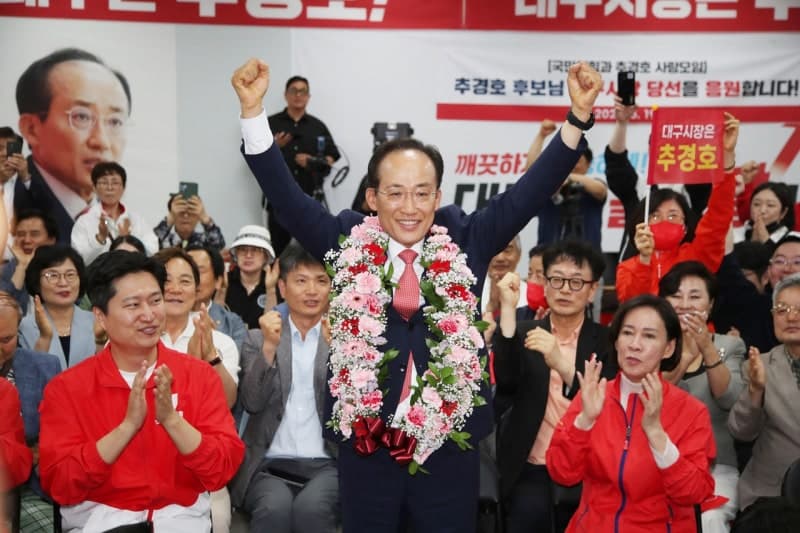 추경호, 김부겸 꺾고 대구시장 당선…'보수의 심장' 지켰다