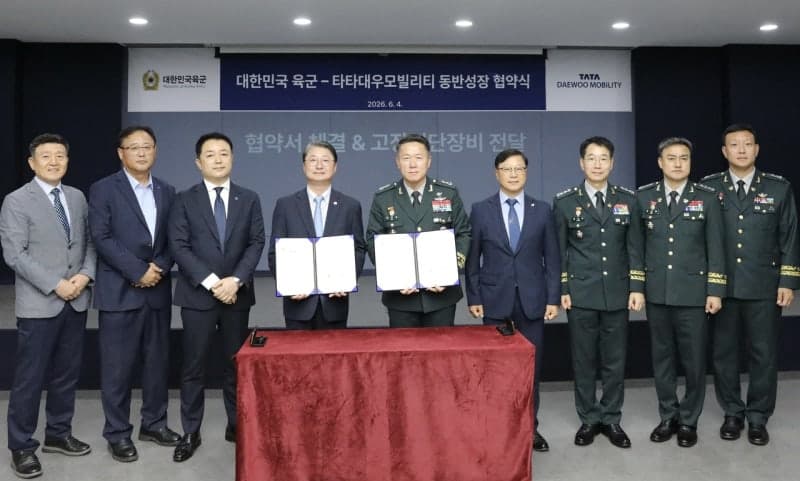 타타대우모빌리티, 육군 상용차 운용 효율 높인다…부품·정비 지원 및 기술 교육