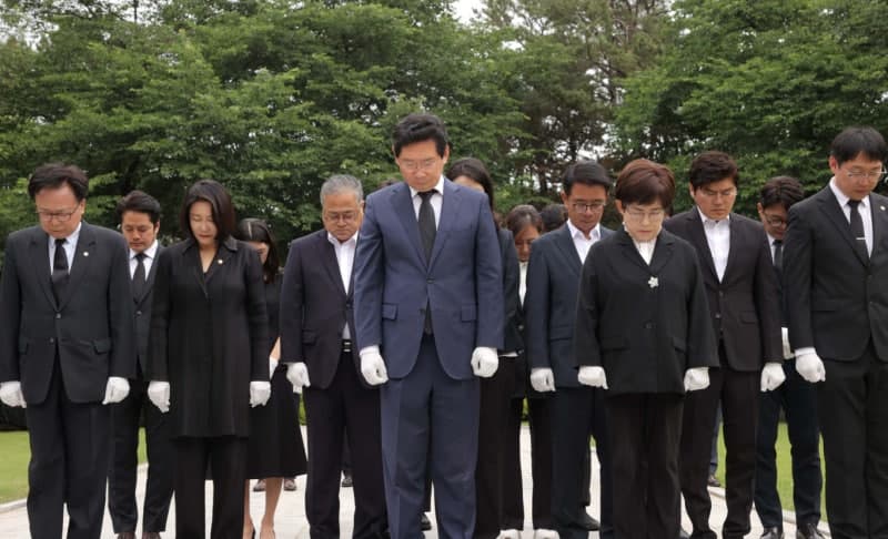 이상일 용인시장, "용인 발전 위해 추미애·안민석에게 힘 더해달라" 협치 강조