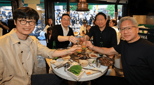 젠슨 황, 韓 게임업계와 잇단 회동…피지컬 AI 협력에 '주목'