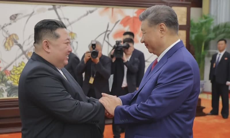북한, 시진핑 방북 앞두고 '핵보유국' 강조하며 비핵화 거부 입장 표명