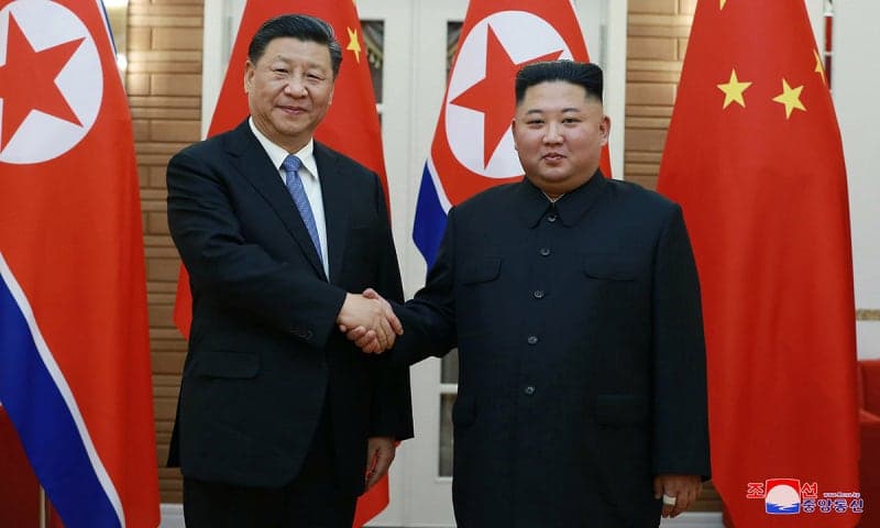 北, 시진핑 방북 직전 핵무력 과시, 비핵화 불가 선언