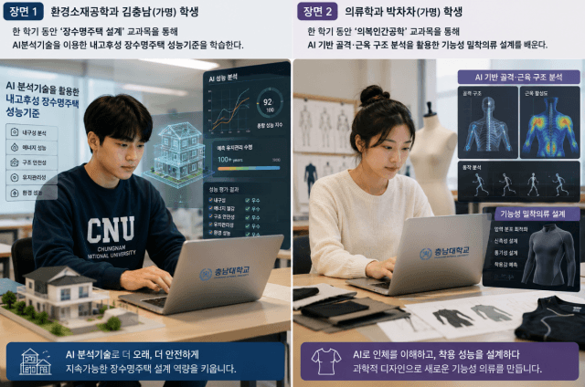 충남대, 국내 최초 전 학부 AI 전공 교과목 도입…"융합 인재 양성"