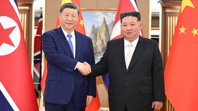 시진핑, 김정은 만나 "각자 주권 이익 수호"…北 핵보유국 지위 사실상 묵인