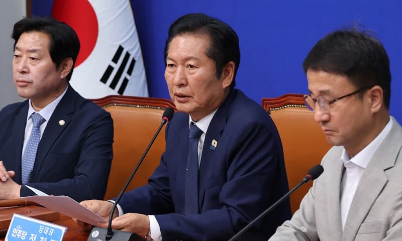 정청래 "李대통령 지선 인식에 공감" 몸 낮췄지만…與 최고위서 '지선 책임론' 격돌