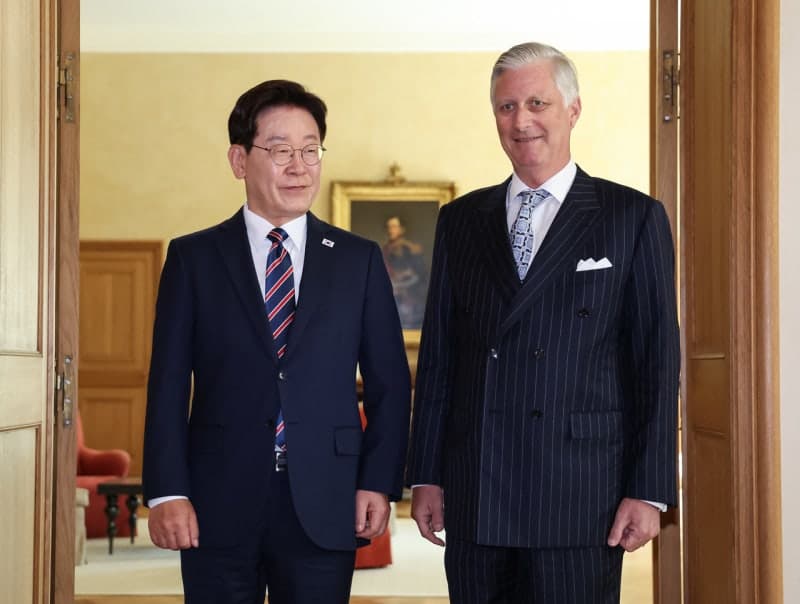 이 대통령, 벨기에 국왕 면담…한반도 평화 지지 요청