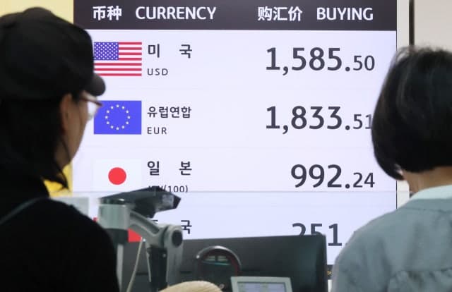 환율 1500원대 고공행진에…한은·금감원, 오늘부터 외국환은행 공동검사 착수