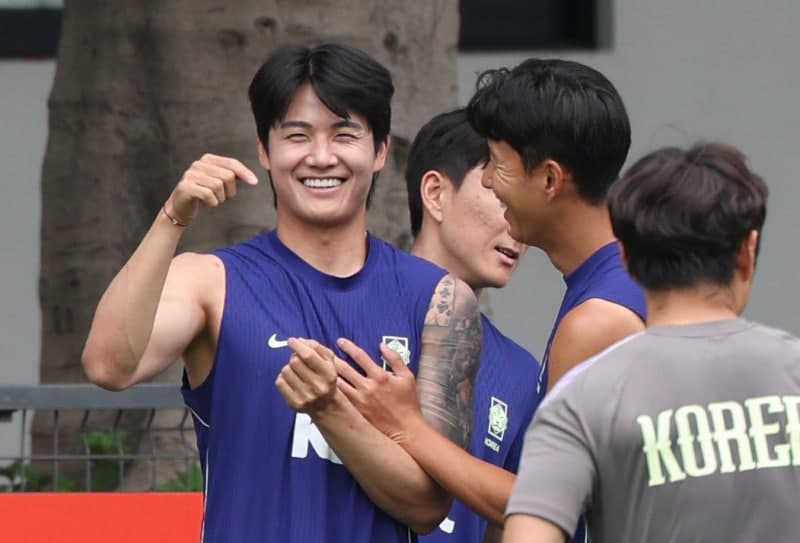 '체코전 D-2' 홍명보호, 비공개 훈련서 공격·수비·세트피스 집중…부상 배준호 출전 불투명
