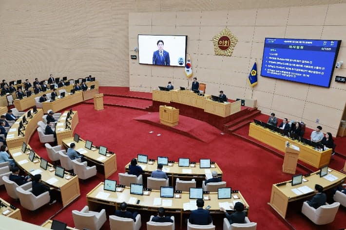 전남도의회, 제12대 마지막 임시회 개회…'의정 성과 결산·통합시대 준비'