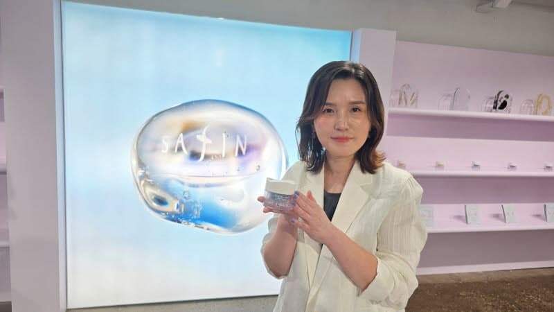 태광그룹, 첫 뷰티 브랜드 '사핀' 성수 팝업서 공개 "바다 담은 스킨케어로 승부"