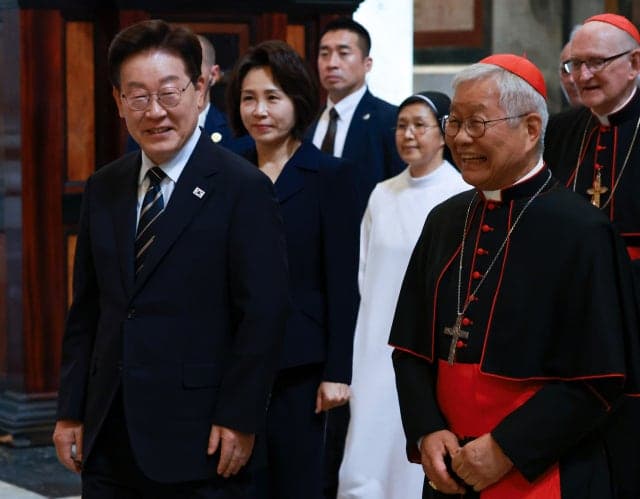 이 대통령 "6·15 희망의 불씨 살아있다"…바티칸서 한반도 평화 호소