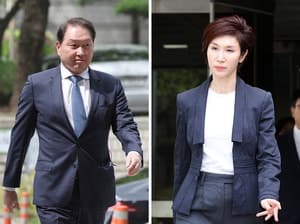 '세기의 이혼' 최태원·노소영, 2년 만에 법정 대면…SK주식 가액 기준시점 합의할까