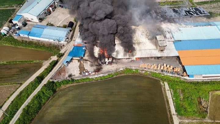 경남 진주 목재공장 8시간 만에 진화, 5억 피해…경북 안동·구미서도 화재 잇따라