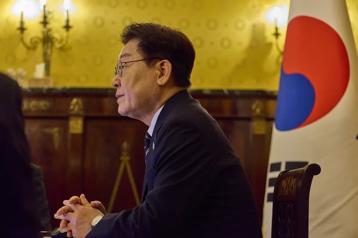 이 대통령, 잠실 시위 관련 "사적 검문·업무방해 행위 엄정 대처"