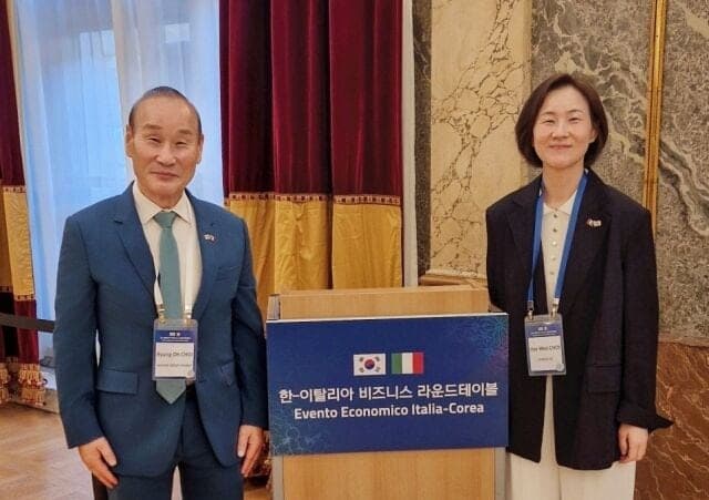 최병오 형지 회장, 伊 경제사절단 동행…K패션 유럽 진출 및 소재 협력 추진
