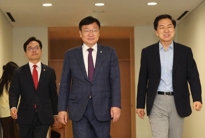 정점식, 5선 중진 만나 "당 변화·쇄신 필요"…투표용지 사태 등 논의