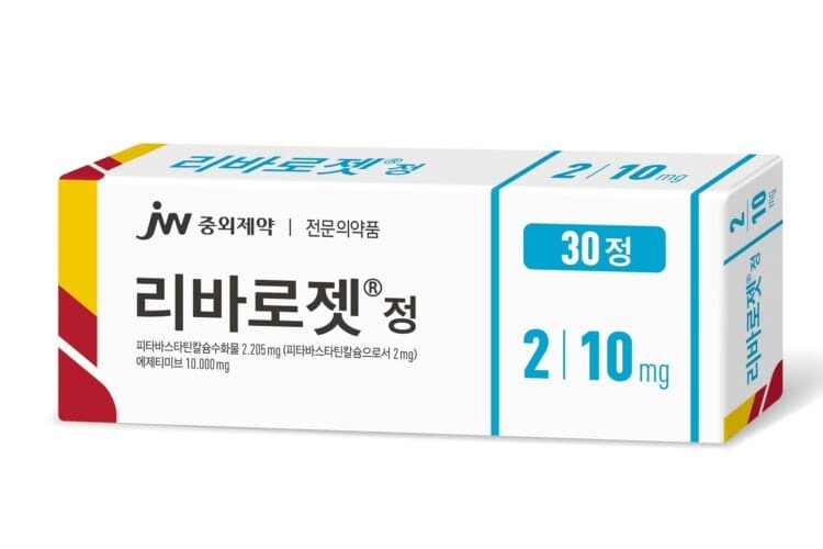 JW중외제약 리바로젯, 이상지질혈증 복합제 시장 매출 1위 달성
