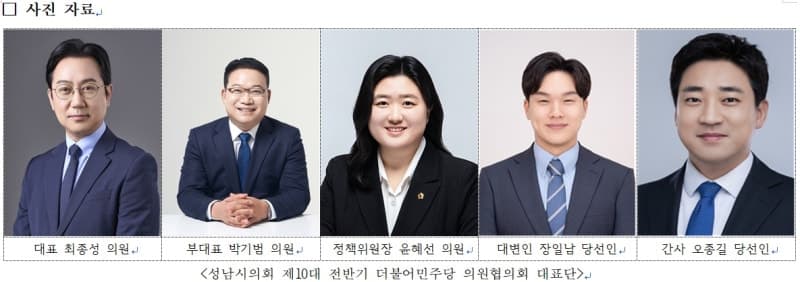 성남시의회 민주당 새 사령탑 최종성, "신상진 시정 견제 본격화" 선언
