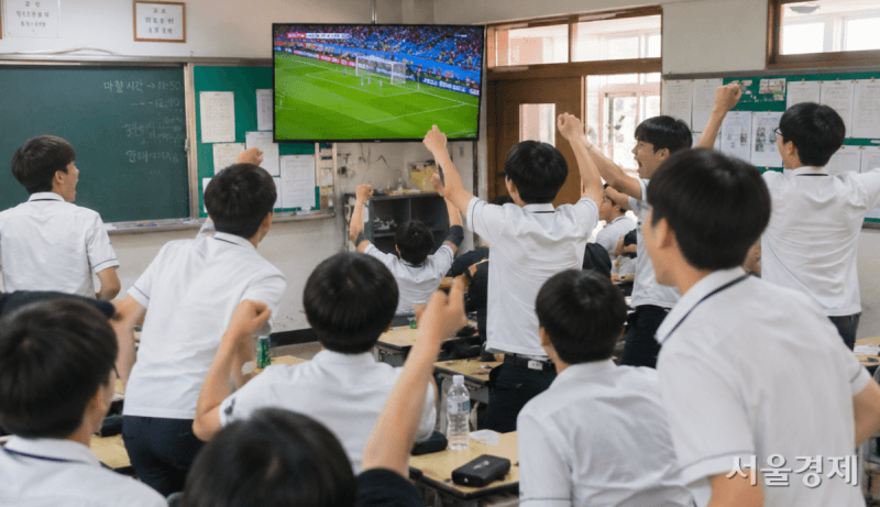 "수업 중 월드컵 본 게 죄인가요?" 예천 고교, 교사 색출 논란에 학생들 반발 확산