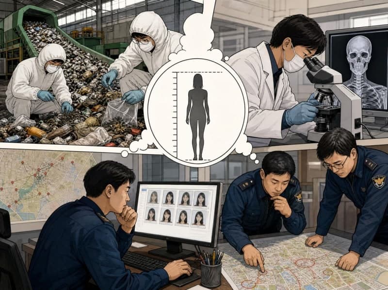 '인천 훼손 시신' 성장판 닫힌 성인 추정…경찰, 100여명 투입 CCTV 전수조사