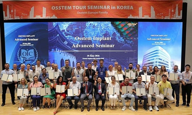 오스템임플란트, 유럽 치과의사 70여명 초청…'K임플란트' 기술력 글로벌 현장서 입증
