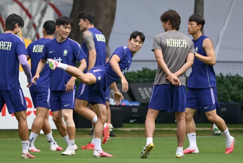 홍명보호 비공개 훈련 중 '불법 드론' 출현…남성 2명 도주 "경찰 수사 의뢰"
