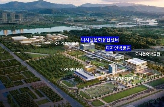 세종 국립박물관단지, 국립디자인박물관·디지털문화유산센터 2029년 개관 본격화