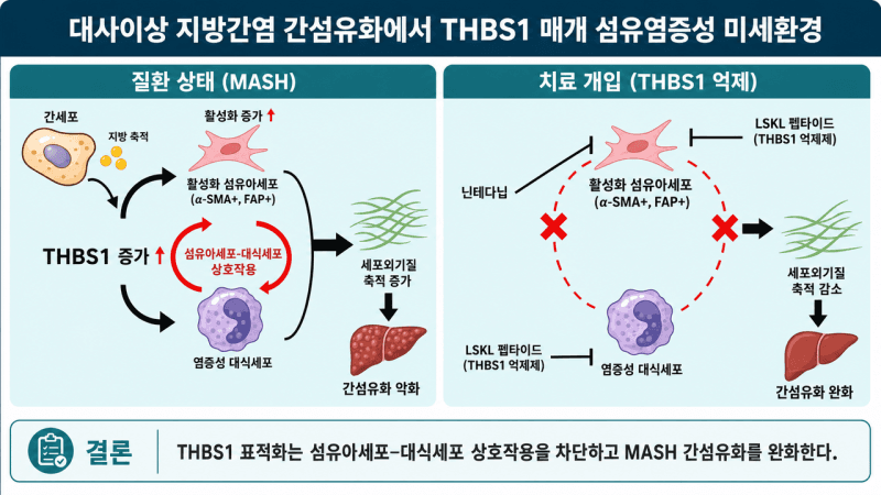 “자칫하면 간암까지” 간섬유화 악화시키는 고리 풀었다…韓 연구진, 새 치료전략 제시