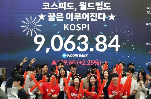 매파 연준에도 코스피 9천선 육박, 반도체 주도