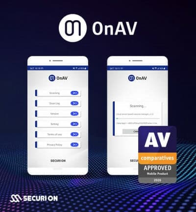 시큐리온 OnAV, 모바일 안티바이러스 8년 연속 글로벌 인증 획득