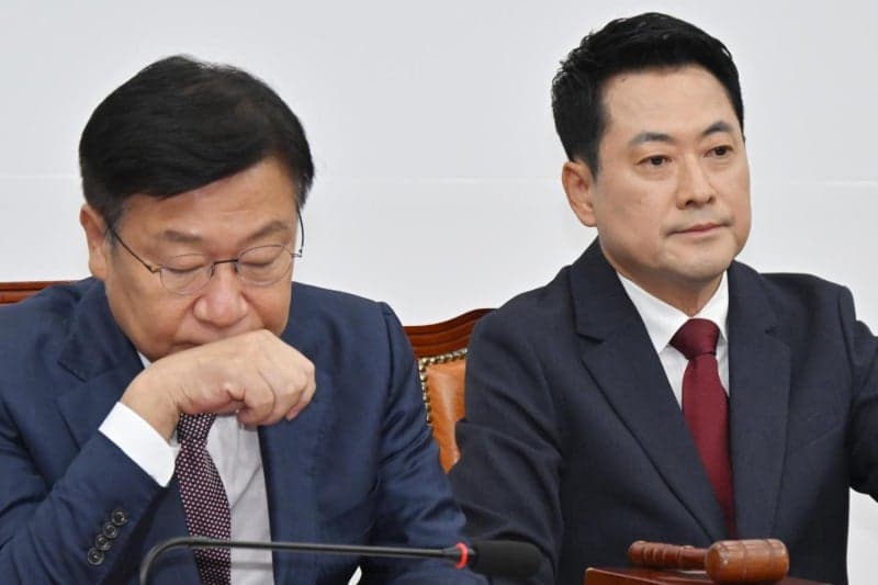 국민의힘 장동혁 거취 압박 속 계파 갈등 격화