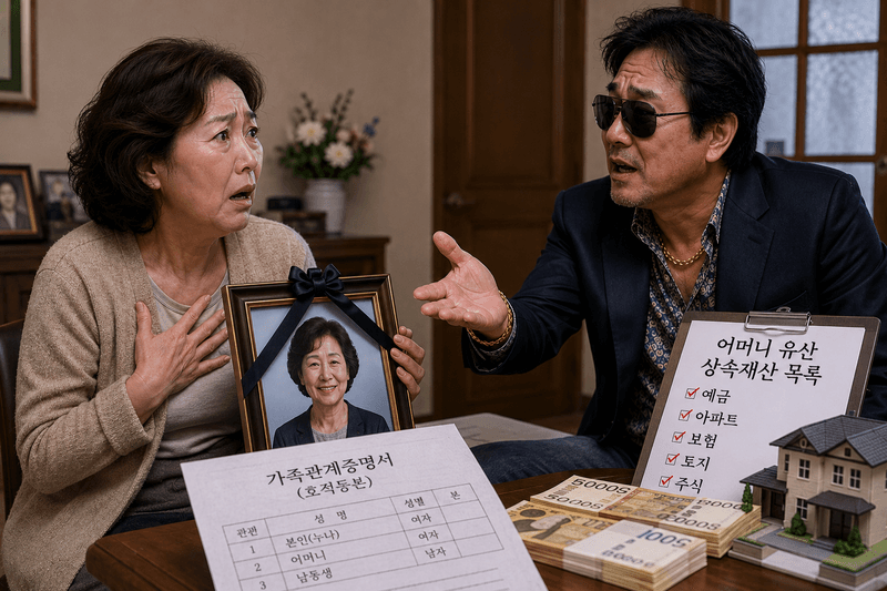 “평생 남남으로 살았는데”…어머니 숨지자 나타난 이복동생 "유산 줘"