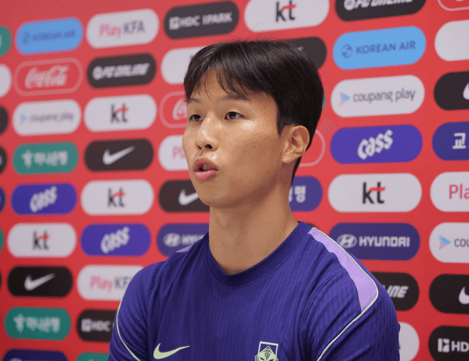 엄지성 "운이 안 따랐을 뿐"…멕시코전 '환상 크로스' 아쉬움, 남아공 상대로는 골 장면 만들겠다