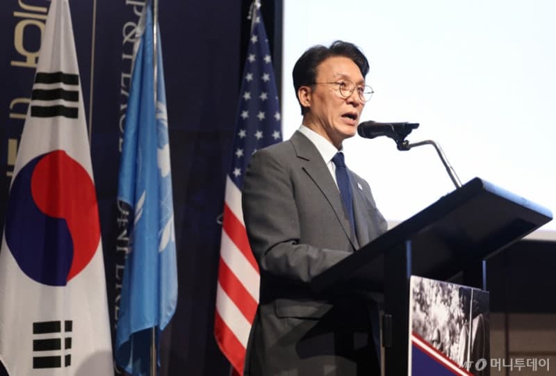 김민석 총리 "한미동맹, 복합위기 해결하는 '글로벌 중추동맹'으로 진화"