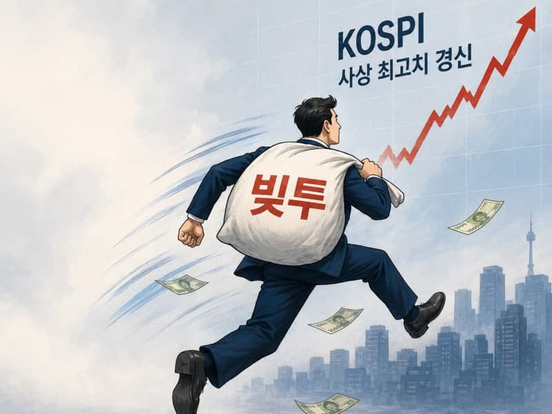코스피 9000 돌파에 '빚투'도 역대급…예탁금 128조 몰렸다