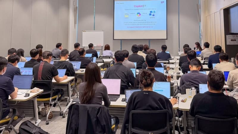 LGU+, MS 코파일럿 도입 한 달 만에 AI 일상화…임직원 사용률 80% 돌파