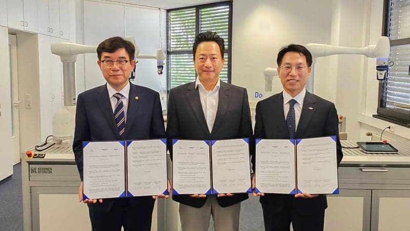 KETI·로봇산업진흥원·두산로보틱스, K로봇 유럽 시장 진출 확대 '맞손'