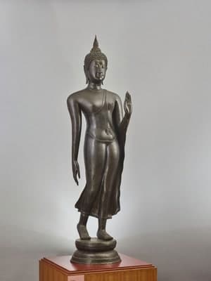 국내 첫 태국 미술 특별전, '걷는 부처' 등 명품 239점 한국 나들이